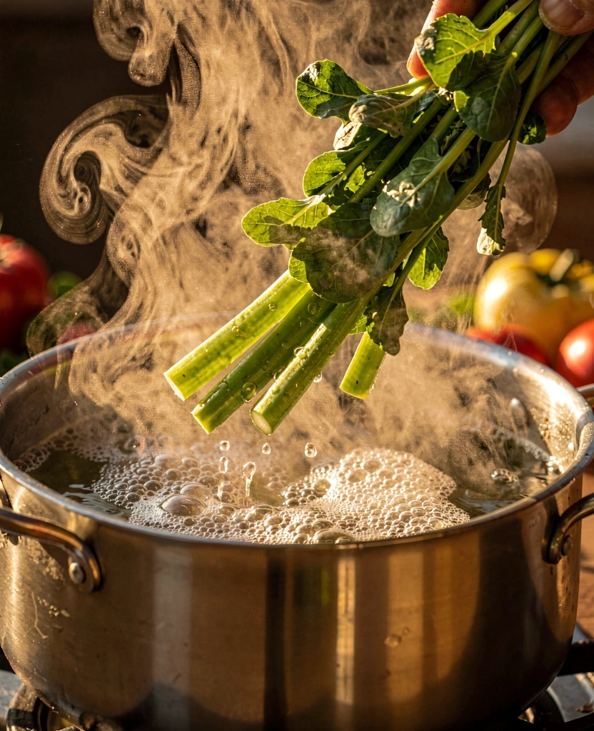 Técnica de escaldado profesional